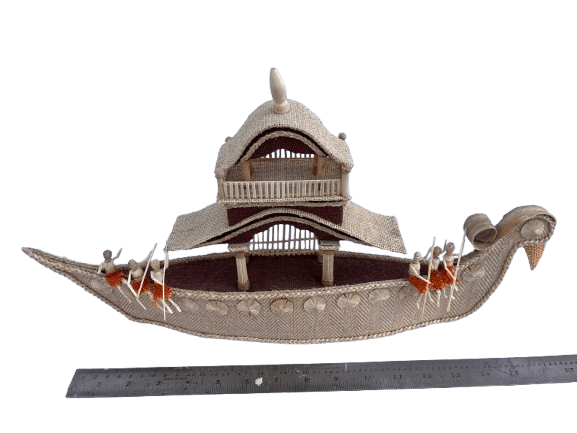 The Bihar Store Handmade Jute Boat with sailors Handmade Jute Boat with sailors - Image 5