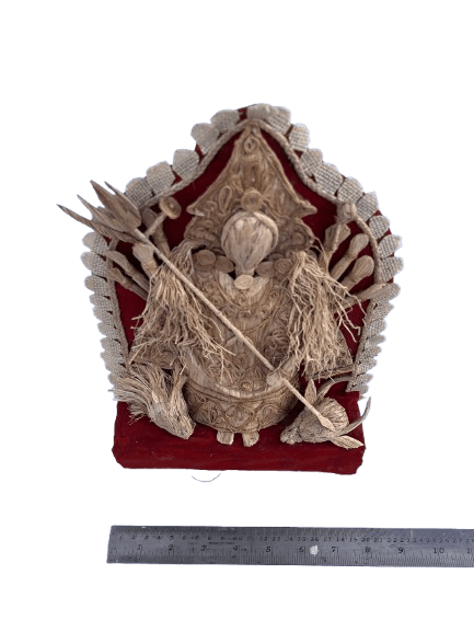 The Bihar Store Handmade Jute Maa Durga Mahisasur Handicraft Handmade Jute Maa Durga Mahisasur Handicraft - Image 4