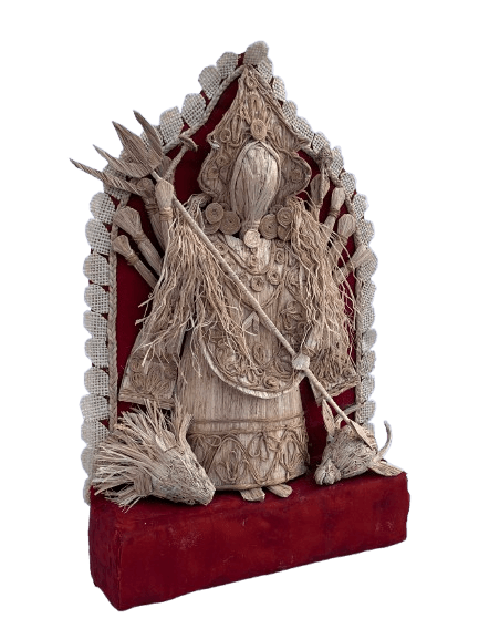 The Bihar Store Handmade Jute Maa Durga Mahisasur Handicraft Handmade Jute Maa Durga Mahisasur Handicraft